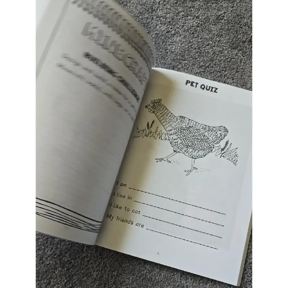 Minecraft 'All About Pets' Fun Schooling Journal - Orange & Gray